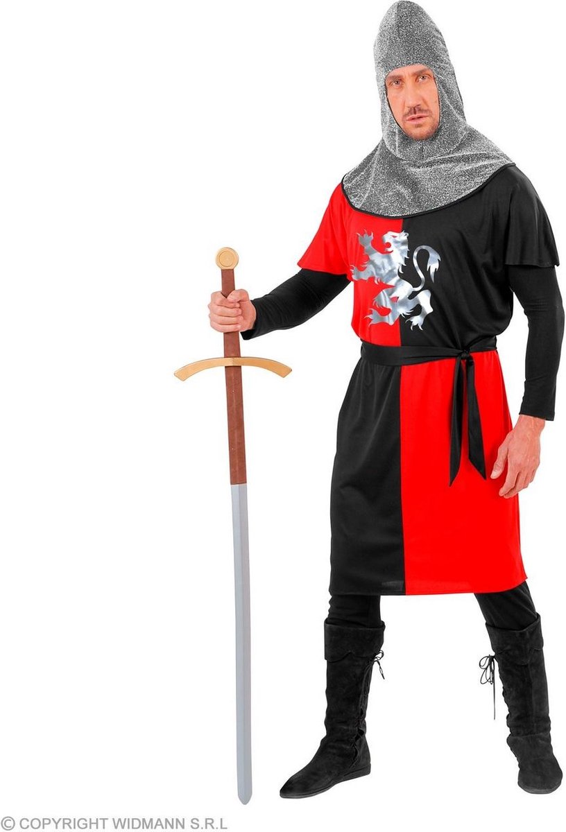 Middeleeuwse & Renaissance Strijders Kostuum | Middeleeuwse Ridder Van Het Eerste Uur | Man | Medium | Carnaval kostuum | Verkleedkleding